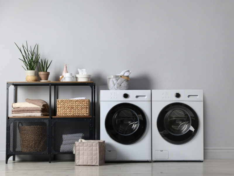 Home appliances in Dubai including fridge and washing machine